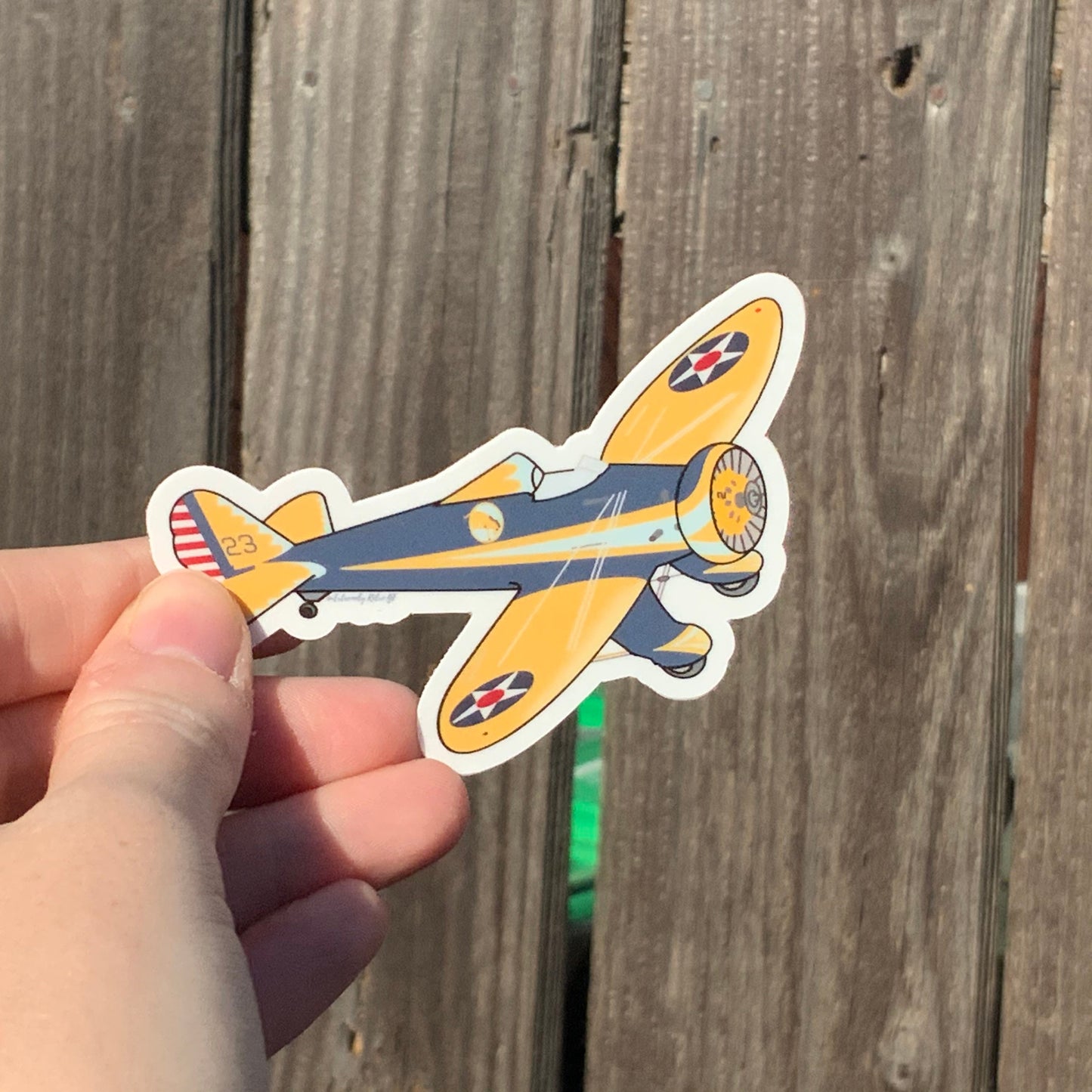 WWII Boeing P-26 Peashooter Sticker/Magnet