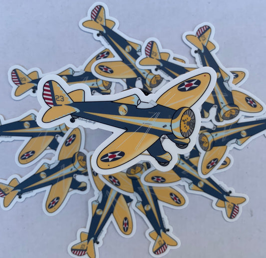 WWII Boeing P-26 Peashooter Sticker/Magnet