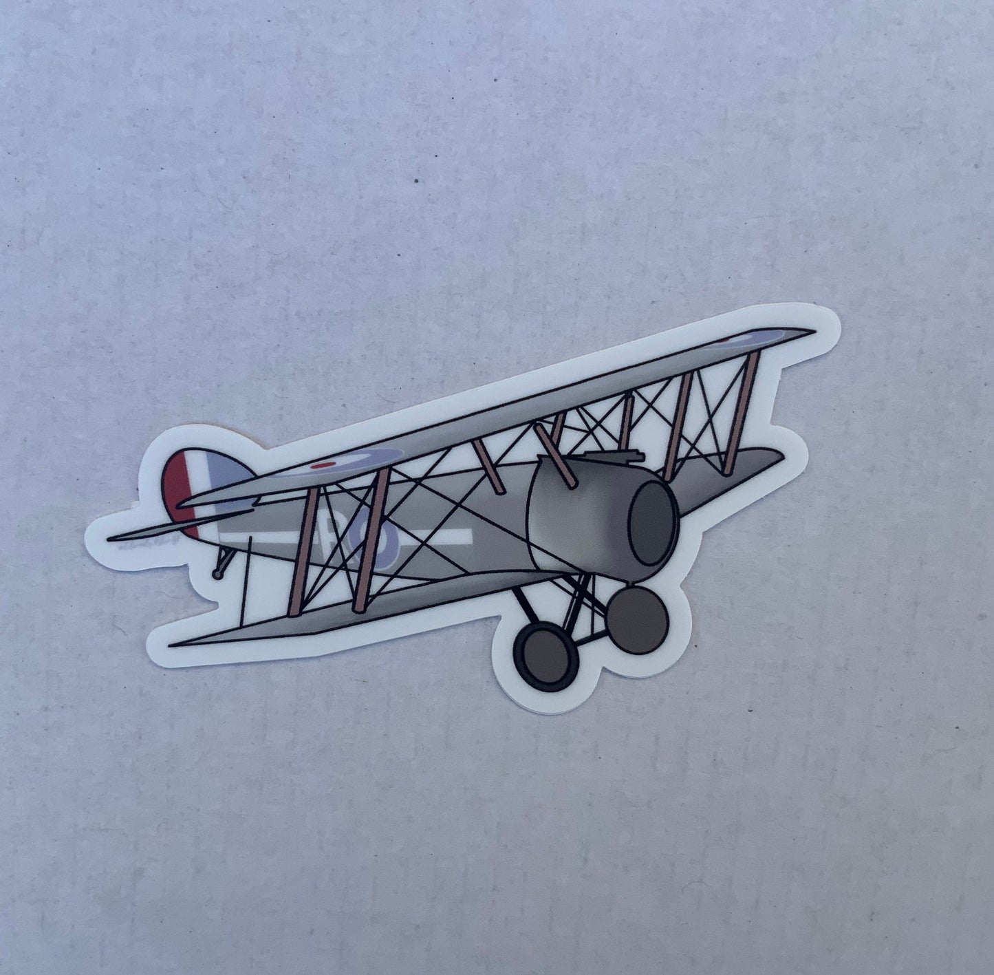 WWI British Sopwith Camel Vintage Airplane Sticker