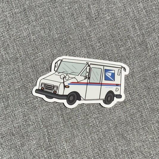USPS Mail Truck Sticker