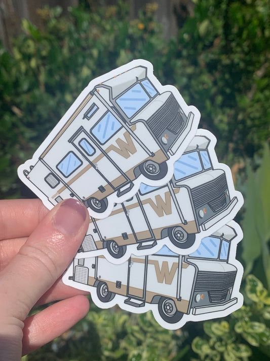Vintage RV Sticker - 1970's Winnebago Brave RV Sticker