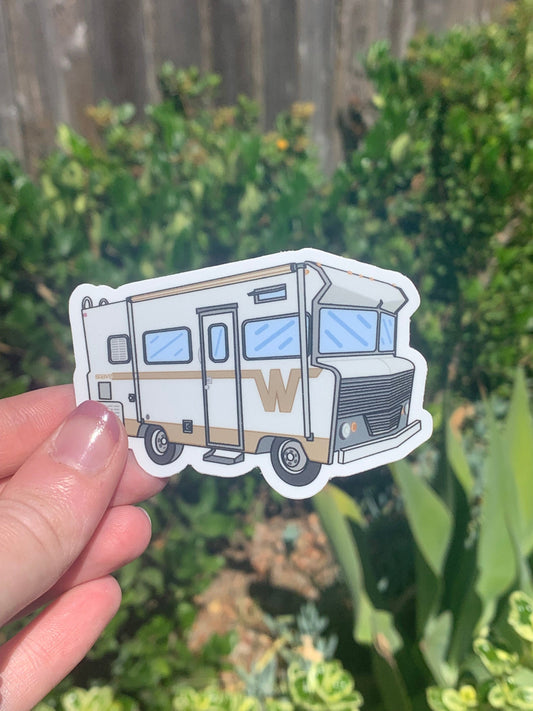 Vintage RV Sticker - 1970's Winnebago Brave RV Sticker