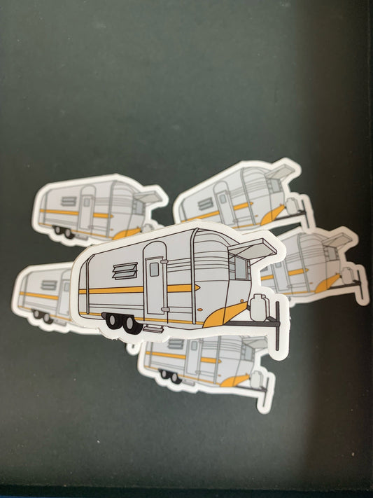 1960's Streamline Duchess Vintage Trailer Sticker