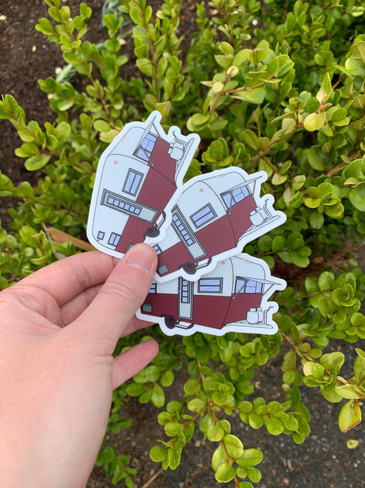 1965 Bee Line Vintage Travel Trailer Sticker