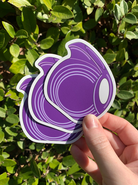 Fiestaware Purple Pitcher Sticker and Magnet