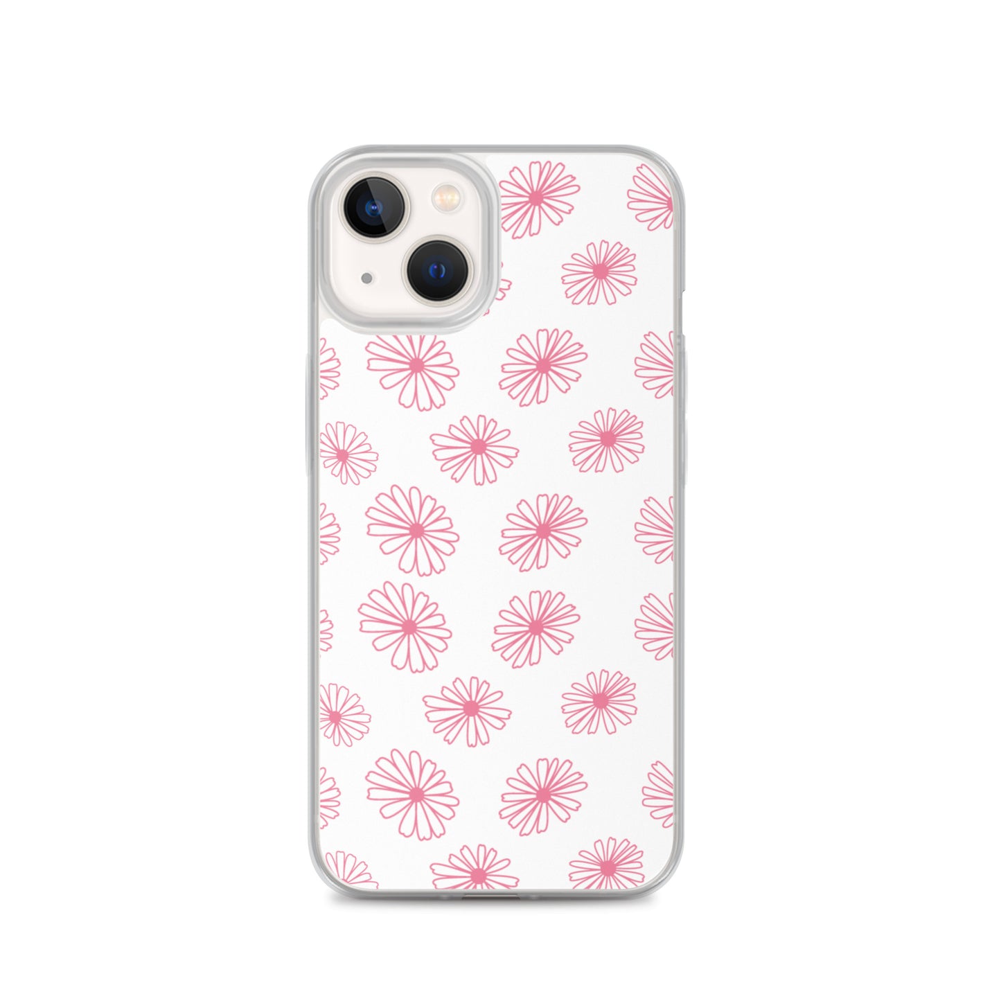 Vintage Pyrex Pink Daisy Clear Case for iPhone®