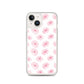 Vintage Pyrex Pink Daisy Clear Case for iPhone®