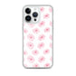 Vintage Pyrex Pink Daisy Clear Case for iPhone®