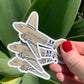WWII Douglas C-47 Skytrain Sticker / Magnet