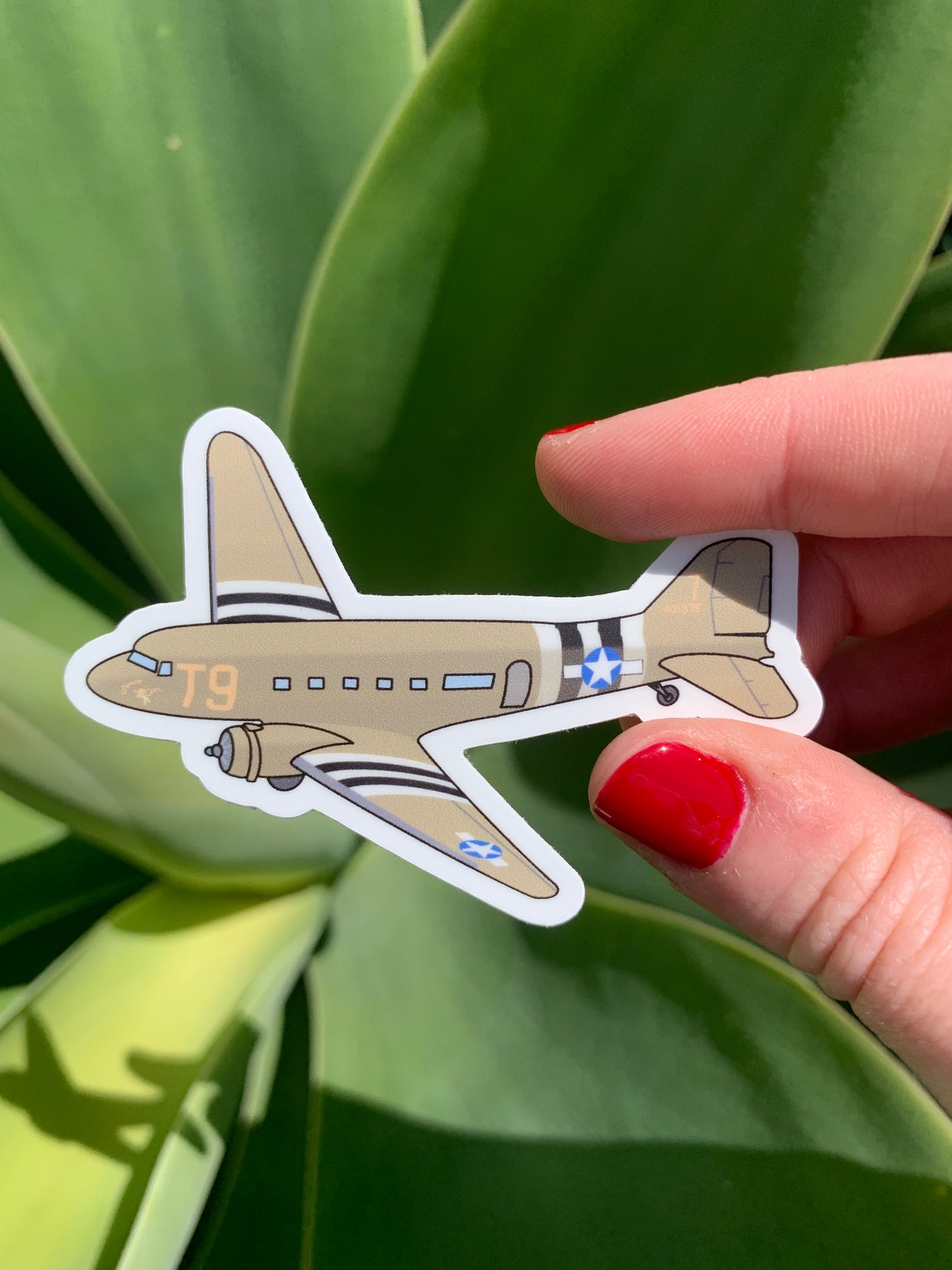 WWII Douglas C-47 Skytrain Sticker / Magnet