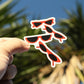 Vintage Sunglasses Stickers - Vinyl Sticker Cat Eye Style