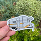 1960's Streamline Duchess Vintage Trailer Sticker